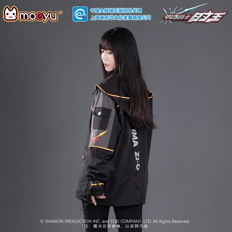 Original Moeyu KAMEN RIDER ZI-O Trench Coat Anime Jacket Men Women Clothing Costume Casual Outdoor Zipper Jackets Streetwear 2