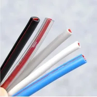 1/2pcs Car Door Edge Rubber Scratch Protector Strips Car Styling Mouldings Protection Side Doors Adhesive Scratch Tools 2M/5M 5