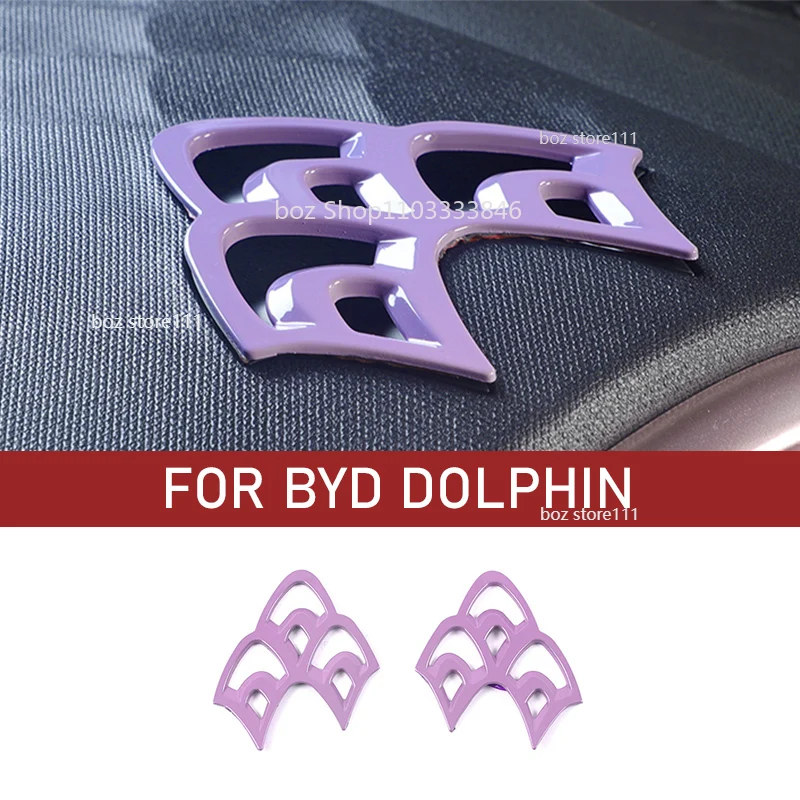 

Car Console Dashboard Air Conditioning Outlet Frame Decoration Sticker Trim For BYD Dolphin Auto Interior Accessories