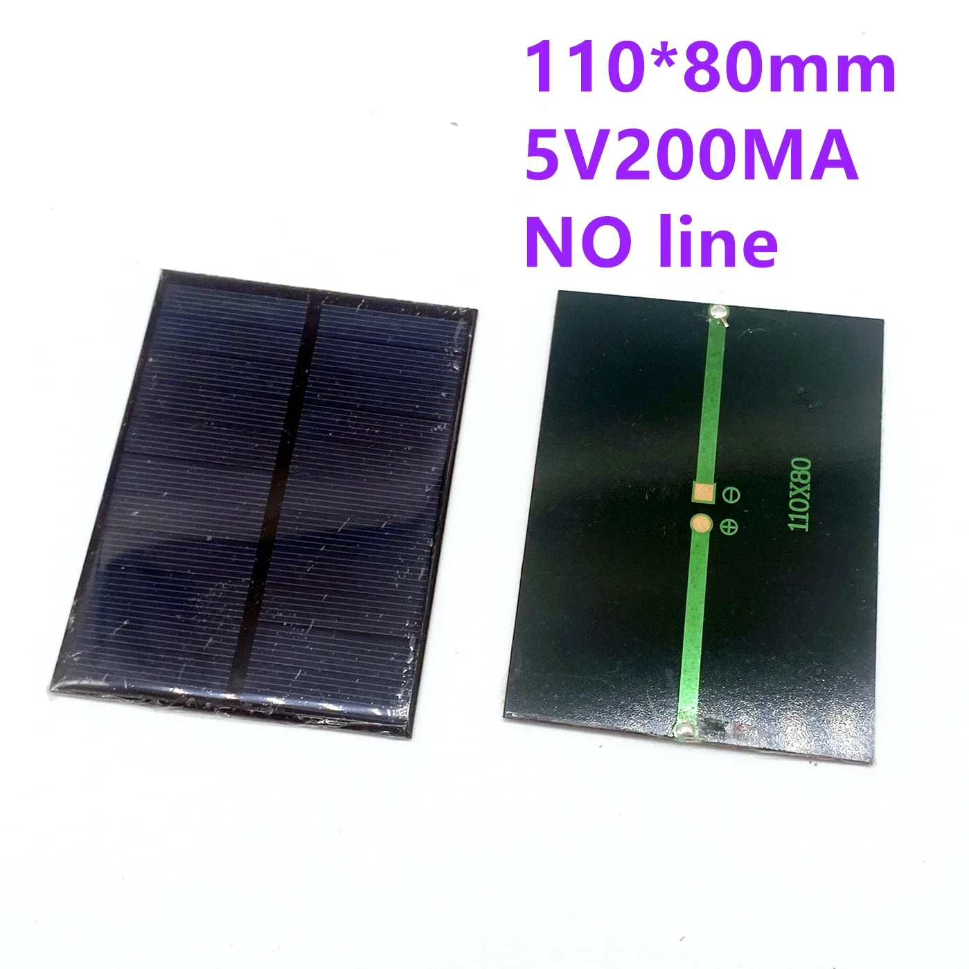 ตัวเลือกสินค้า แผงโซลาร์เซลล์พกพา ชาร์จแบตเตอรี่กลางแจ้ง ขนาดเล็ก 5V 6V