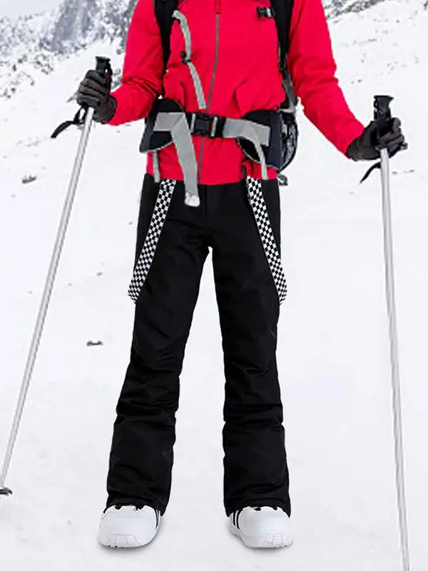 Winter Warm Ski Pants Unisex Snowboard Trousers Windproof Waterproof Snow Skiing Pants Overalls Outdoor Skiing Accessories
