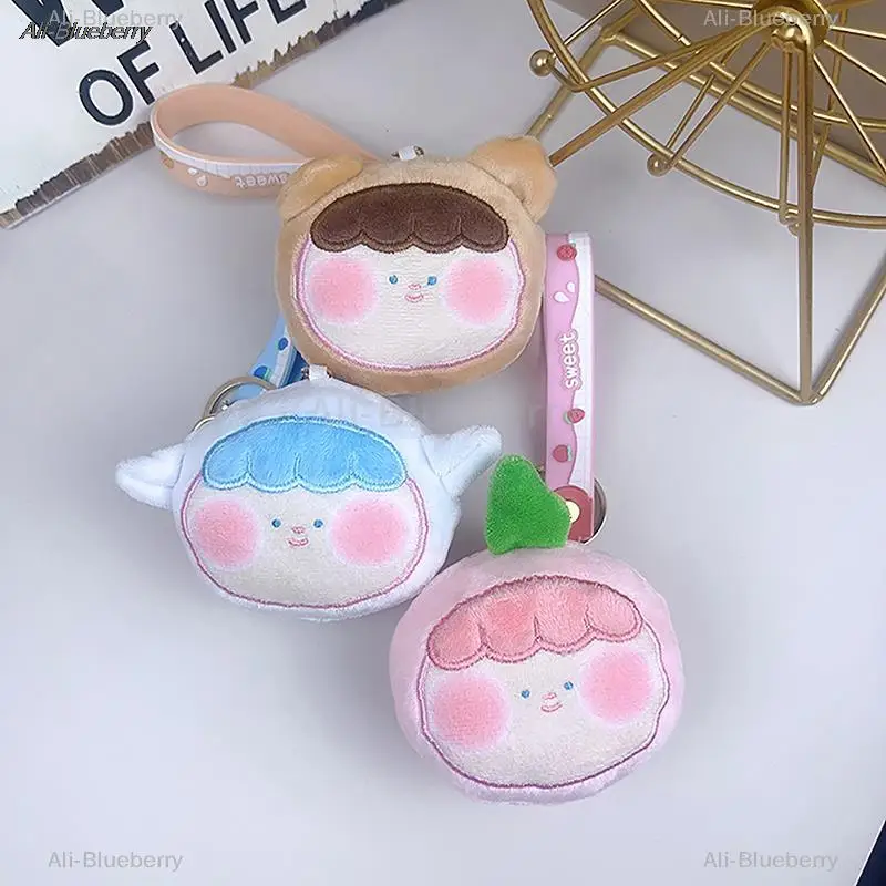 

Creative Fruit Plush Doll Key Chain Pendant Cute Cartoon Rabbit Key Ring Ladies Car Key Chain Bag Pendant Girlfriend Gift