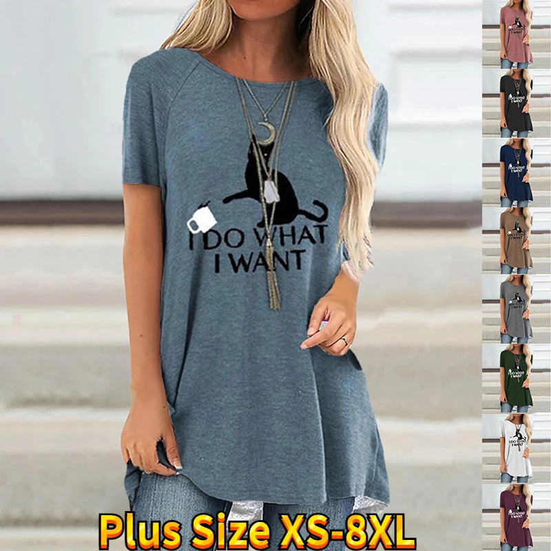 TopsWomenBeautifulPrintsCasualLadiesFashionTShirtsVintage