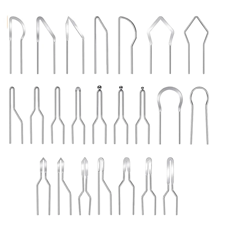 

23 Pcs Pyrography Wire Tips Heat Resistant Wood Burning Tips Replacement Shape Pyrography Wire Pen Nibs For Wood Burning