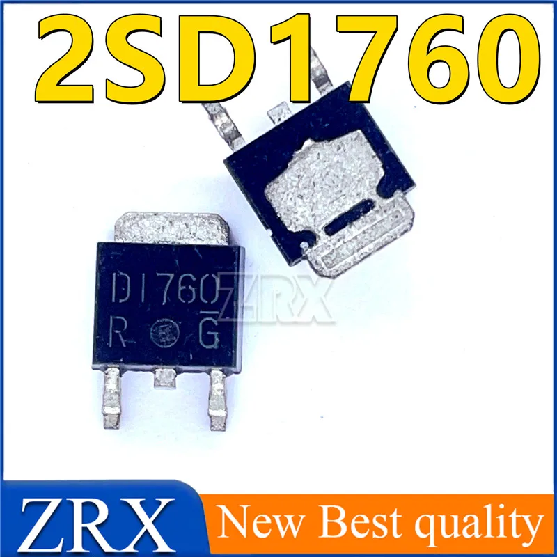 

5 шт./лот новый импортный подлинный 2SD1760 D1760 TO-252 чип Триод Транзистор