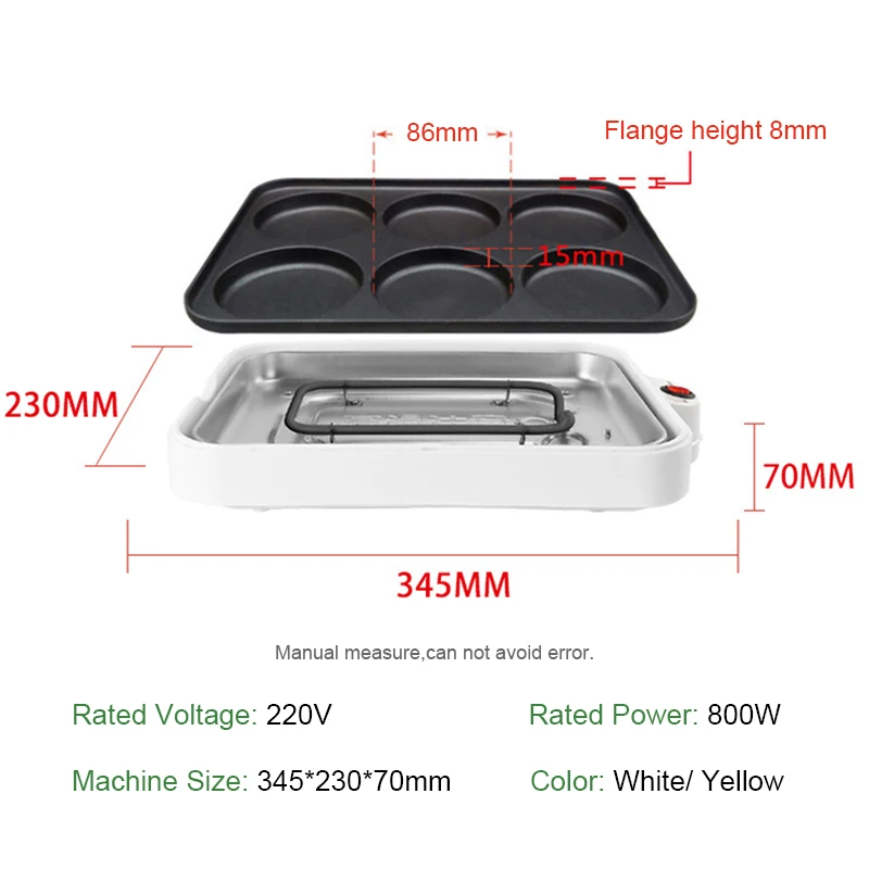Electric Takoyaki Maker Egg Omelette Cooker Crepe Pancake Fried Steak Frying Pan Chibi Maruko Baking Machine Octopus Balls Grill takoyaki baking machine