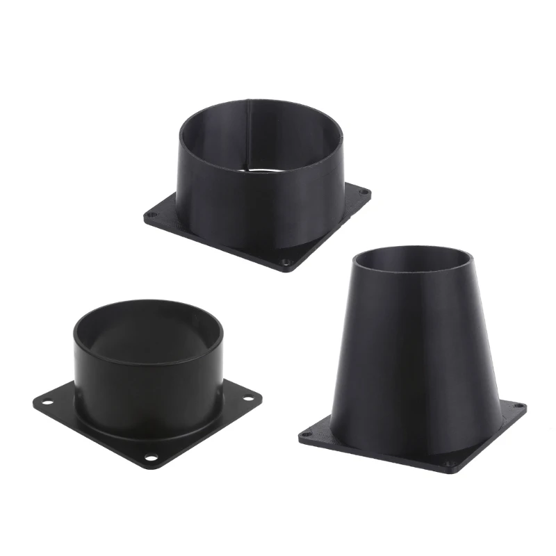 

ABS Round Pipe Flange Duct Air Ventilation Hose Connector Tube Exhaust Duct Dropship