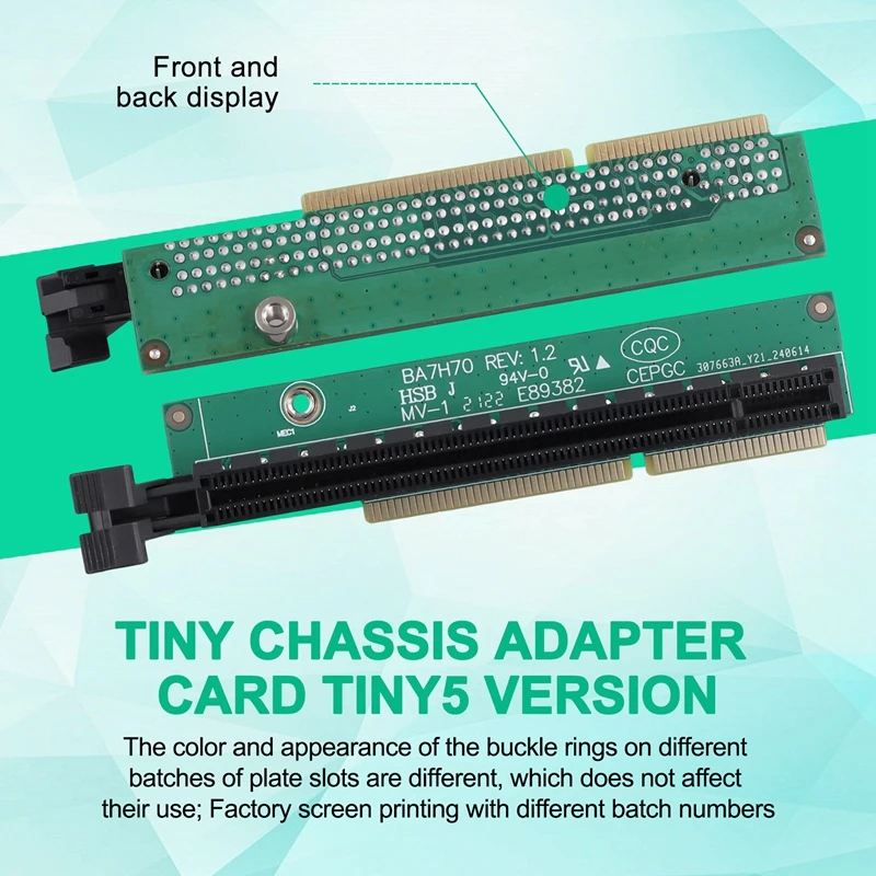 NEW-PCI-E 16X Graphic Card Adapter Card For Lenovo Tiny5