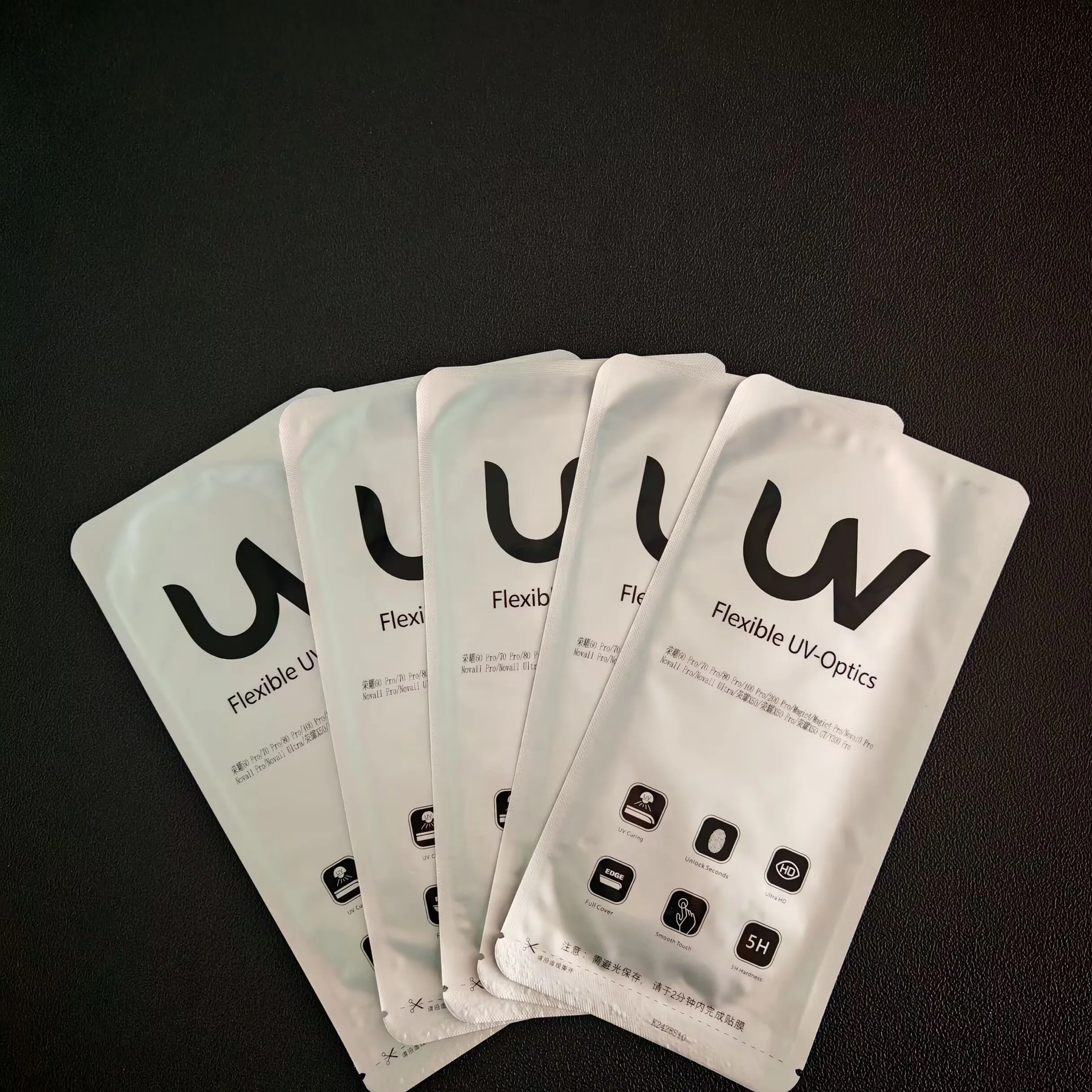 Set of 2 Flexible UV-Cured HD Screen Protectors - Premium Clarity & Protection