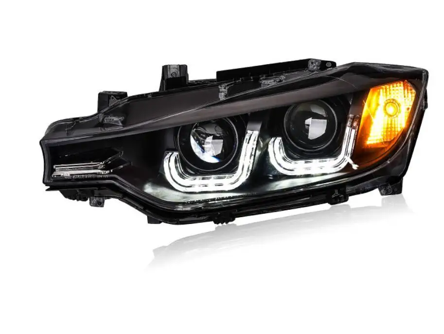 

2pcs Car Styling For F30 F35 Headlight 2013~2016year,318i 320i 330i 325i Head Lamp Auto LED DRL hi/lo HID Xenon Bi Xenon Lens