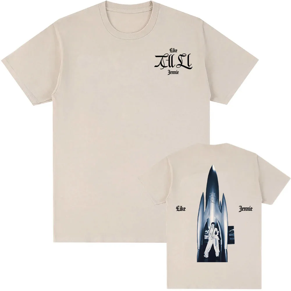 Like Jennie Statement Tee ホワイトSサイズ Like JENNIE Single 2025 T-shirt Jennie Ruby Album Printing