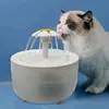 fuente de agua para gato Bebedero eléctrico con filtro automático para mascotas, bebedero silencioso con USB, bebedero de recirculación, dispensador de agua para gatos, 1200mL