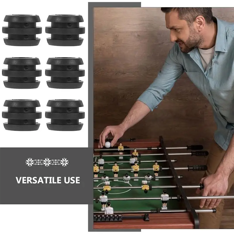 16Pcs Foosball Gasket Table Footballs Machine Washers Small Foosball Washer Pads Rod Bearings Football Bumper Pads Mini