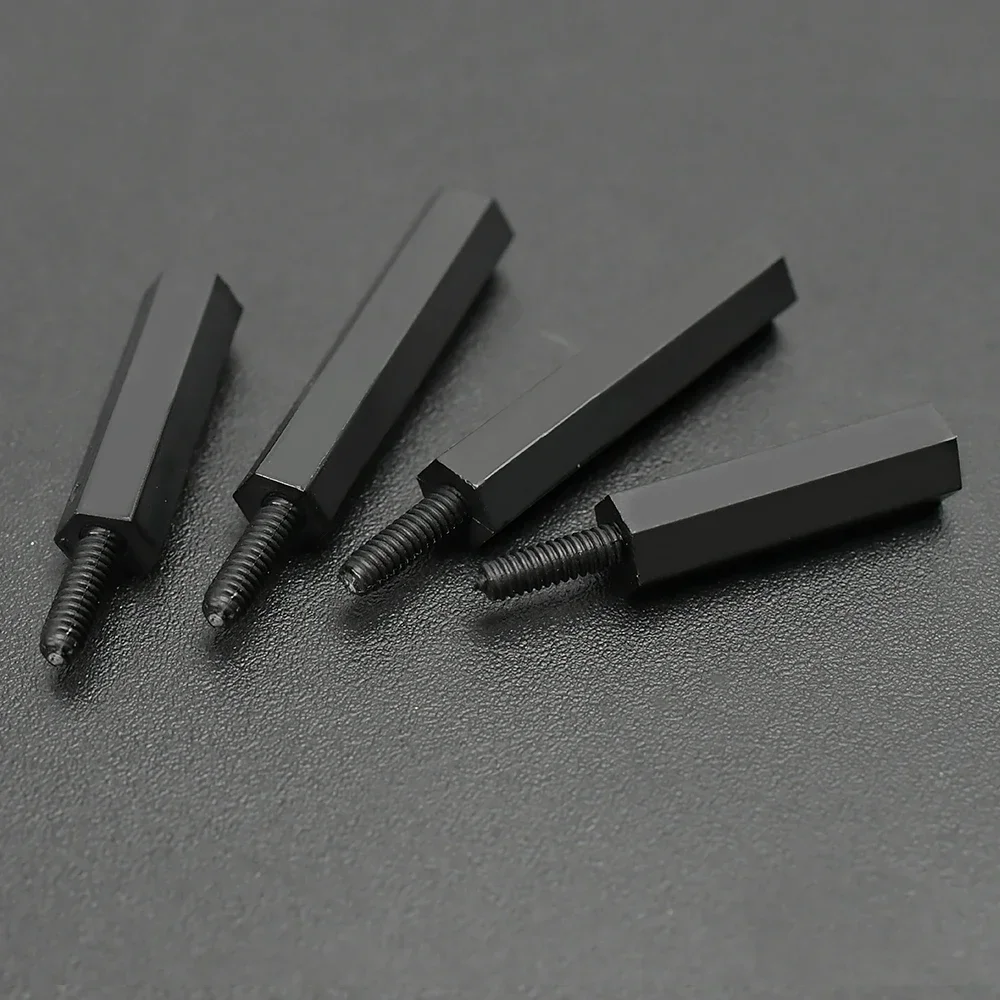 Nylon Hex Standoff Spacer Set - Black & White Assorted Sizes