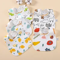 5 Pieces Baby Bibs Waterproof U Shaped Baby Drool Bibs Infant Feeding Burp Cloth Absorbent Bandana Bibs For Unisex Baby Boy Girl 1