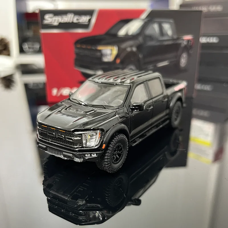 1:64 뉴 마스디 스 포드 F-150 랩터 시뮬레이션 합금 다이캐스트 자동차 모델 맞춤형 어린이 장난감 컬렉션 선물 장식품
