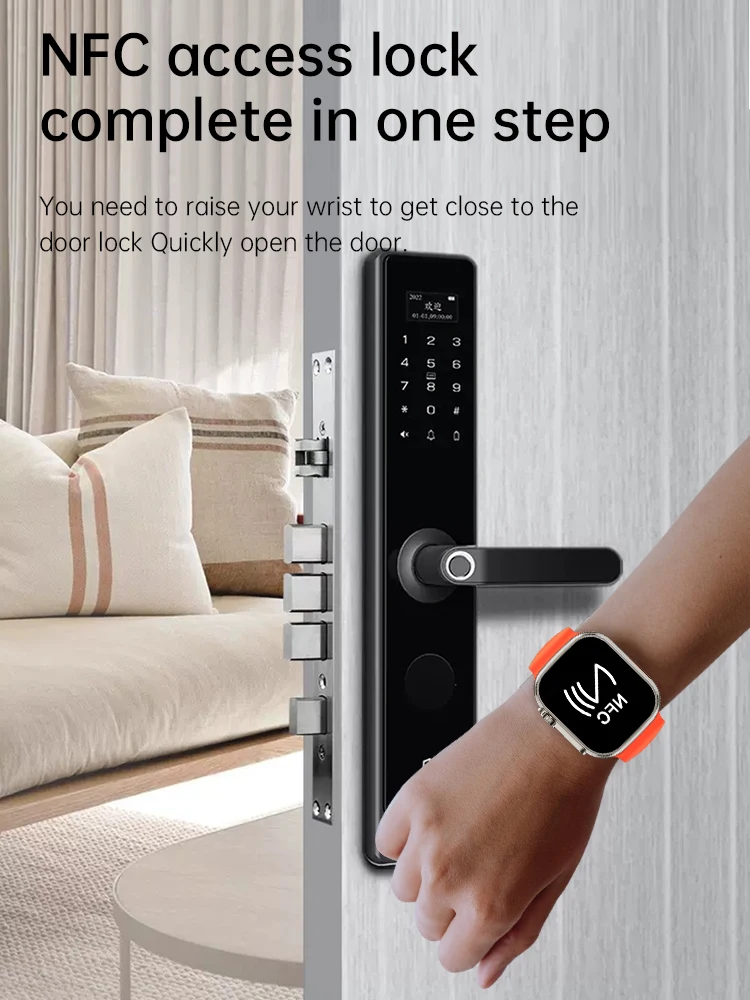 LEMFO ο Smartwatch Ʈ ø 8 2023 Ʈ ġ   1.86 ġ ǰ  240*286  ð ƮϽ 