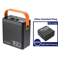 160000mAh Large Capacity Power Bank Portable PD100W USB C Fast Charging Mobile Spare Battery for iPhone 15 Samsung Xiaomi Laptop 1
