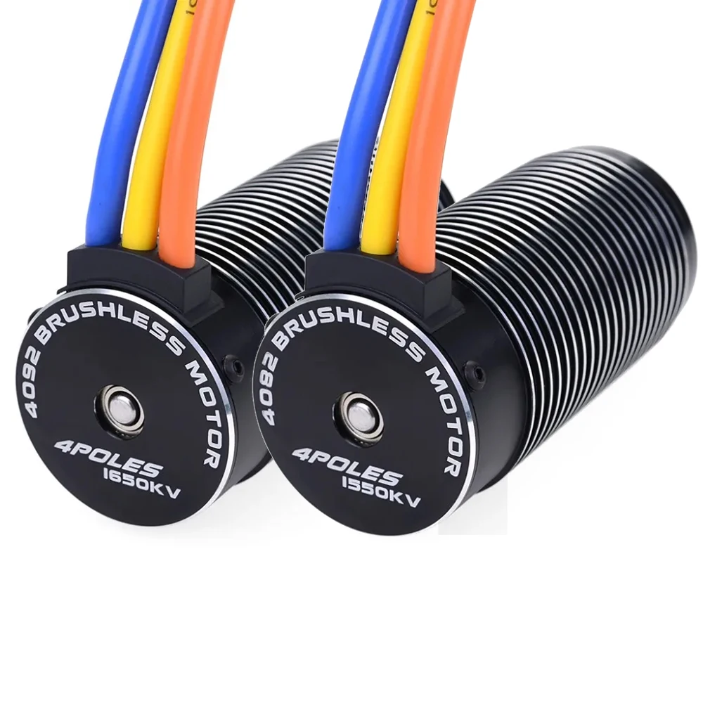 Brushless Motor Surpass Hobby Rocket 4082 4092 4-pole Waterproof Sensorless 5mm Shaft for 1:8 1/8 RC Cars RTR Monster Truck
