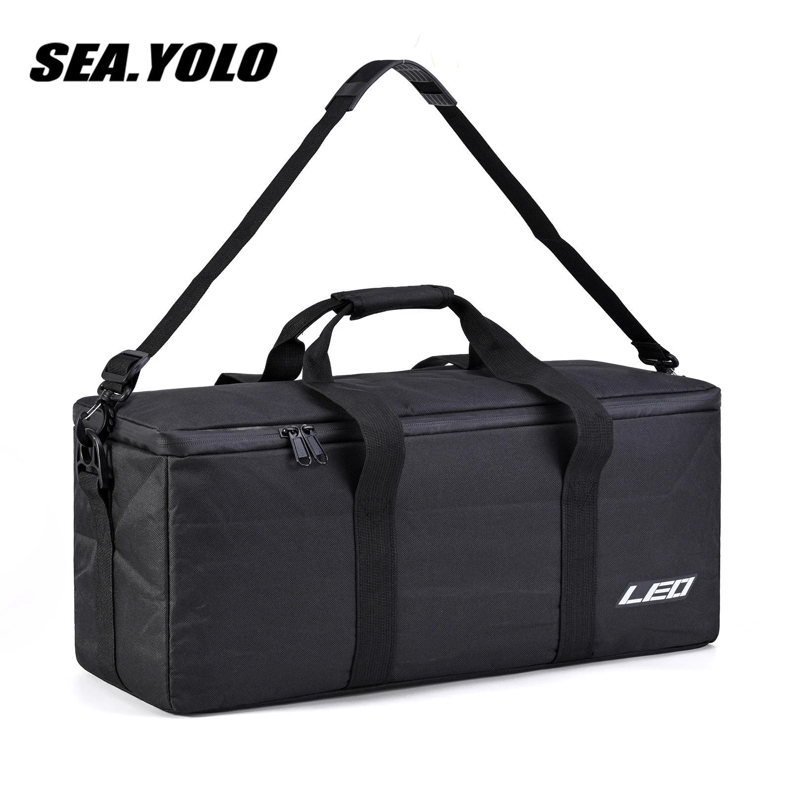 

Сумка для подледной рыбалки SEA.YOLO, прямоугольная Портативная сумка на одно плечо для уличной рыбалки, для дорожной удочки, 55 см, рыболовные снасти
