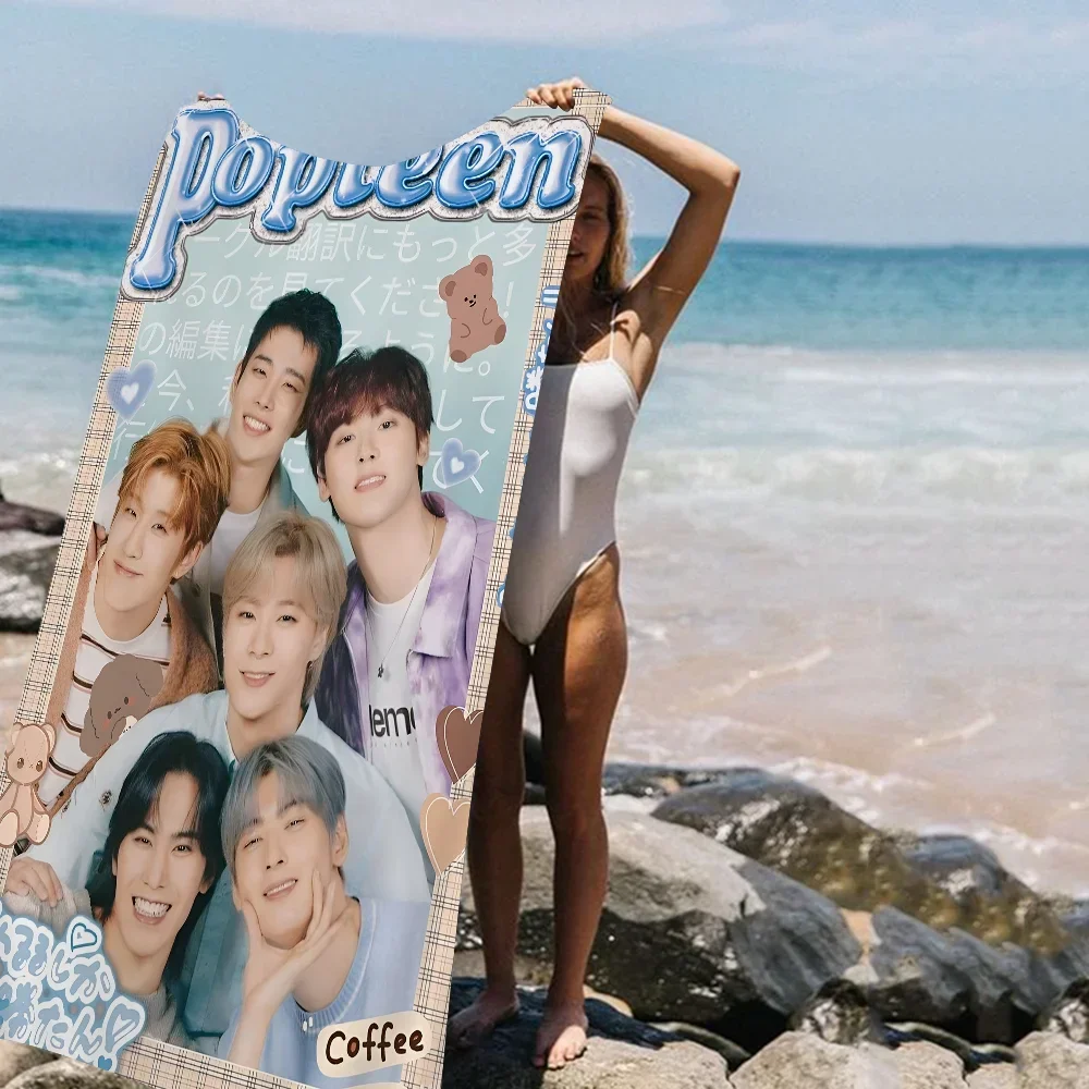 Korea Kpop A-Astro Banner Microfiber Printed Beach Towel Mountain Climbing Yoga Beach Swimming Running Absorbent Soft Towel 5