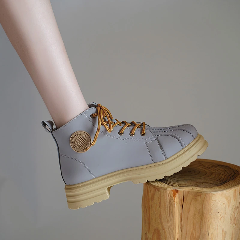 Ankle Boots for Women 2023 Winter Women's Boots Non-slip Thick-soled Hiking Boots Plus Size 44 Women and Men Casual Short Boots