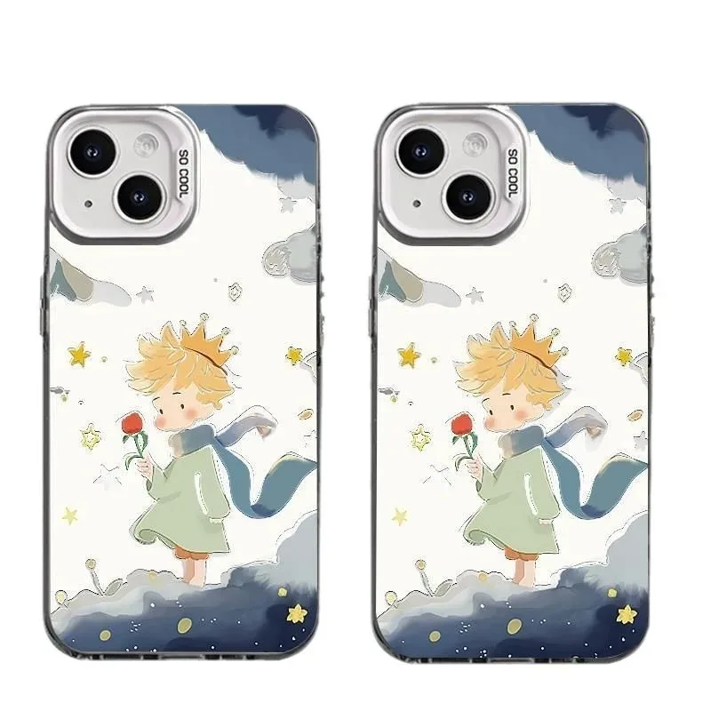 Little Prince Rose Graphic Phone Case with PC Back Cover