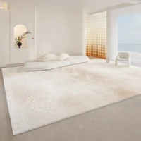 Living Room Cream Style Large Area Carpet New Minimalist Light Luxury High End Home Carpets Fluffy Soft Comfortable Bedroom Rug 2