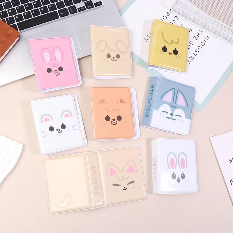 Cartoon Animal 3 Inch Album Photo Postcard Storage Album Idol Pictures Collection Kpop Card Binder Name Card Book