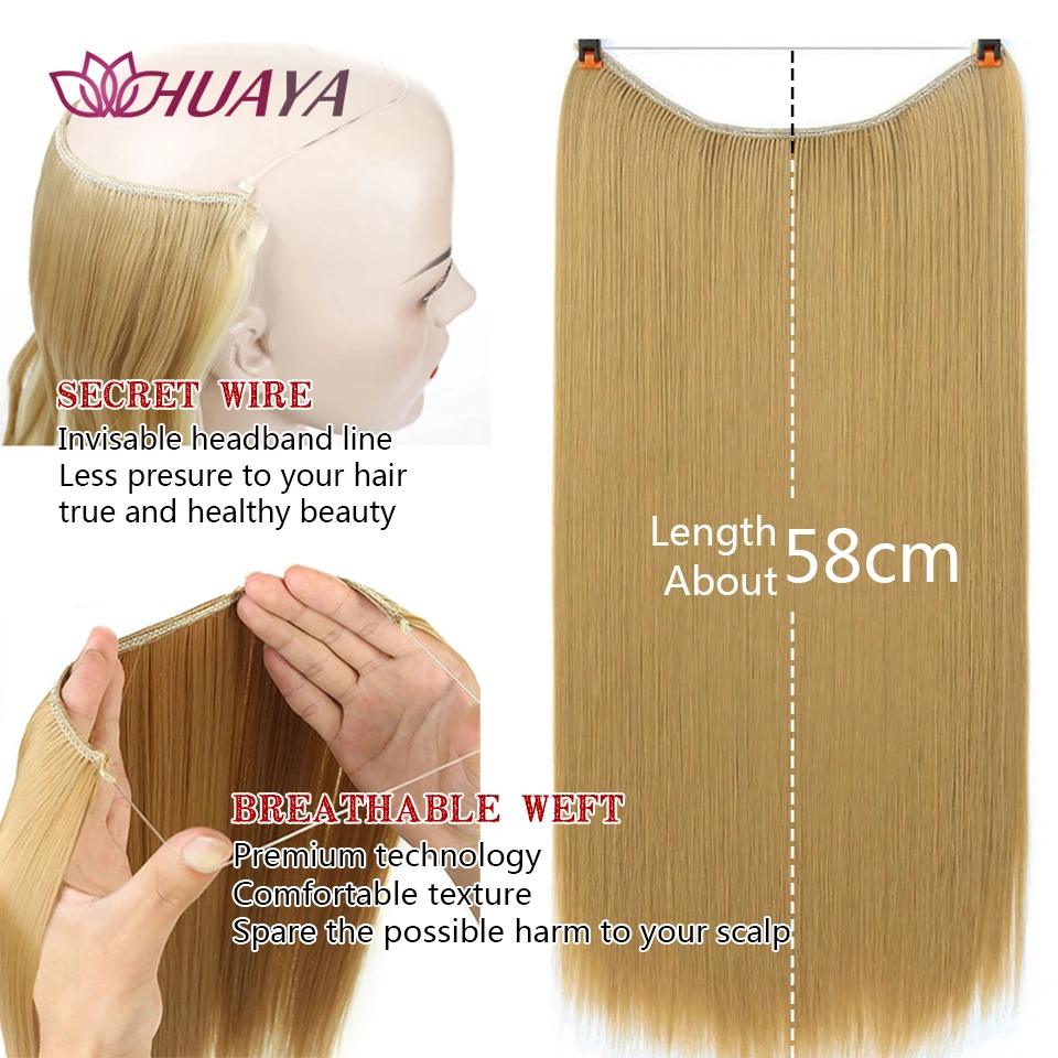 ʻO Diva String-On Seamless Hair Extension - Nā kumukūʻai haʻahaʻa