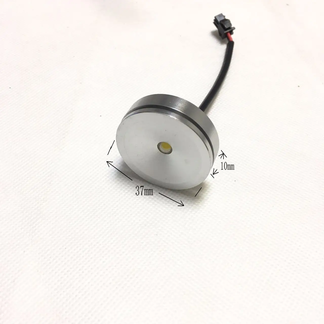 디스플레이 케이스용 3W LED 미니 스팟 조명, AC85-265v 3W 전원 디밍 가능 캐비닛 램프 - 차가운 백색 6000K (10개 세트)