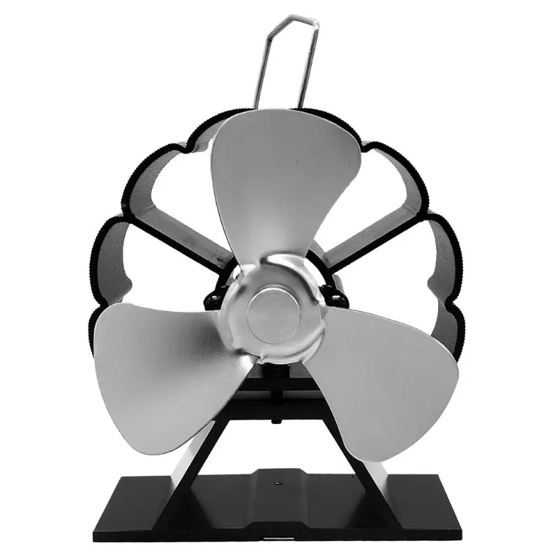 

3 Heat Powered Stove Fan Quiet for Wood Log Larger Friendly