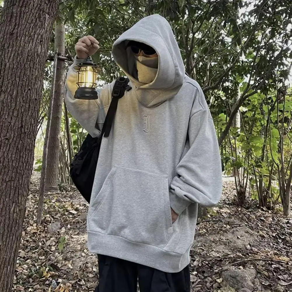 

Men Sweatshirt Japanese Harajuku Urban Streetwear Cyber Punk Hoodie Breathable Comfortable Pullover Top for Winter Autumn
