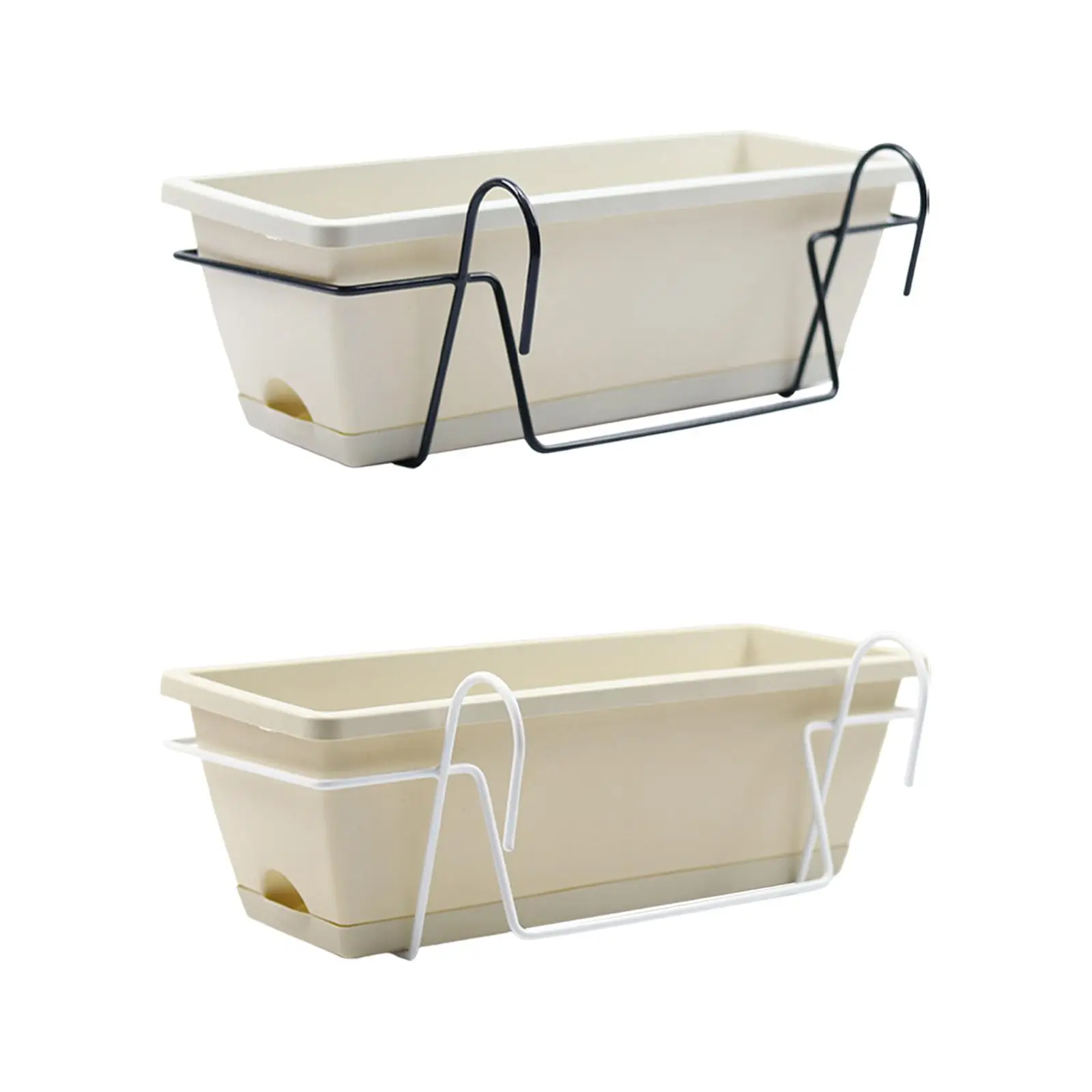 

Hanging Planter for Balcony Railing Plant Basket for Garden Railing Deck