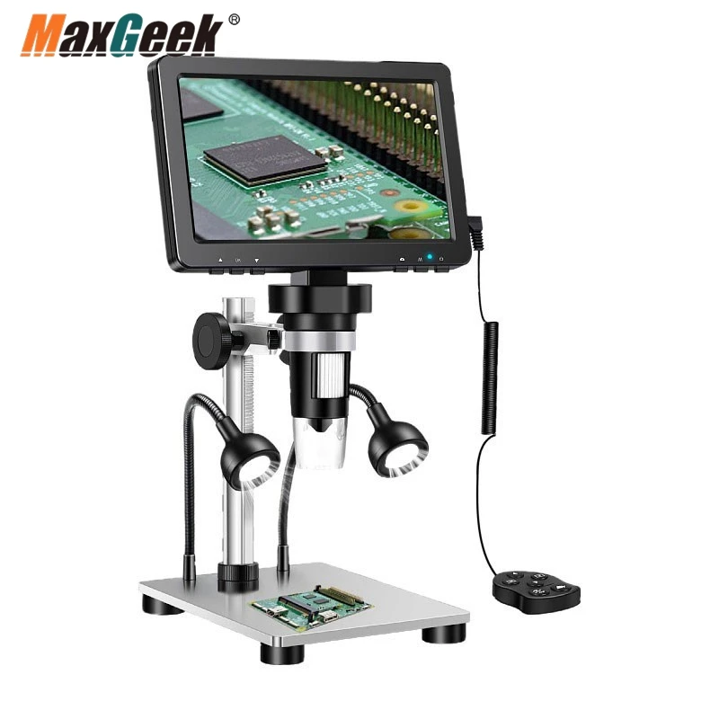 

Maxgeek DM9 7-inch LCD HD Electronic Microscope High Performance Magnifier for Circuit Maintenance and Industrial Testing