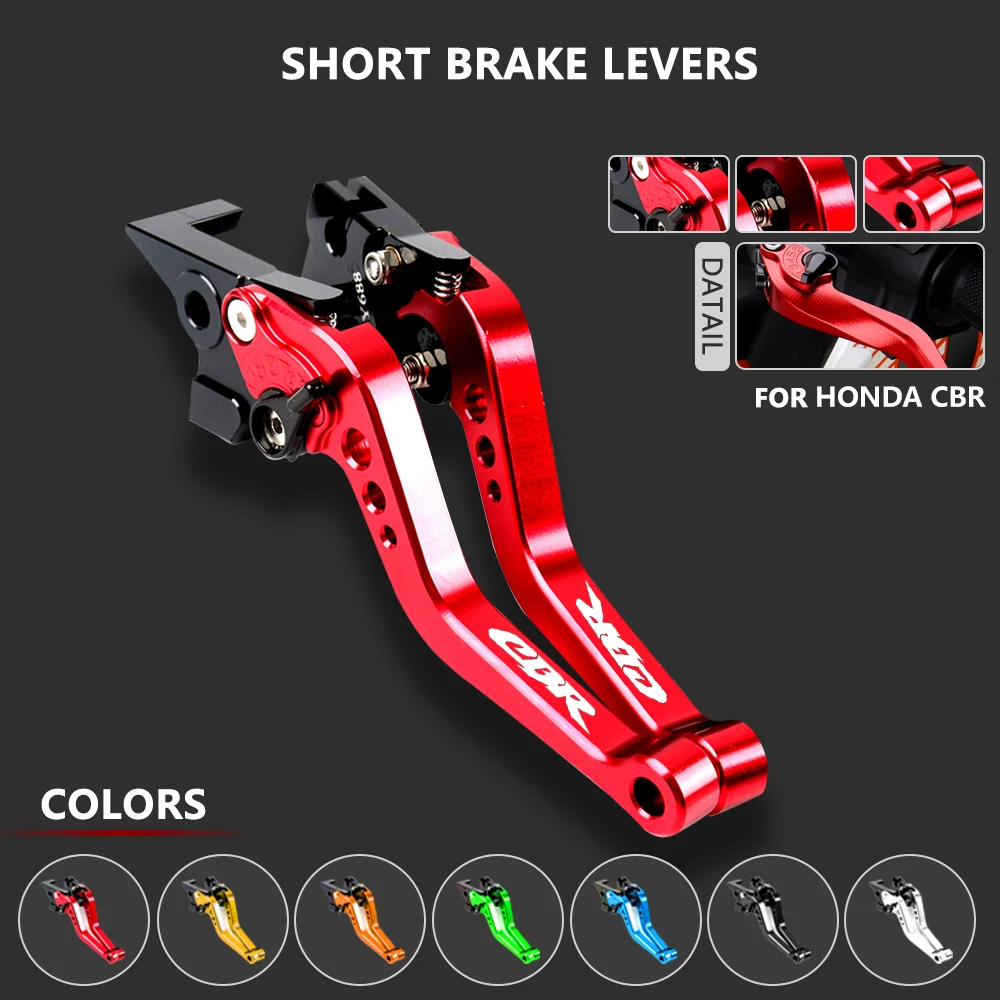 

Для HONDA CBR 600 F2/F3/F4/F4i 1991-2007 CBR900RR 1993-1999 CNC короткий тормозной рычаг сцепления мотоциклетные Ручки Рычаг