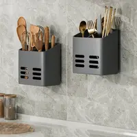 White/Grey Toothpaste Shelf Non-punch Wall-mounted Comb Storage Container Plastic Large Capacity Toothbrush Toothpaste Holder 1