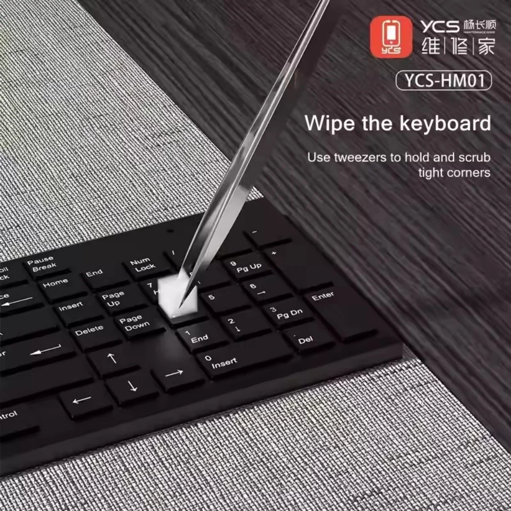 YCS HM01 500Pcs Macbook 키보드 마더 보드 용 나노 클리닝 스폰지 PCB 칩 납땜 클리닝 수리 도구 잔류물 없음