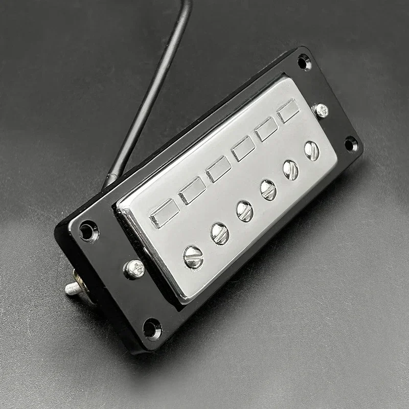 Brass Cover Mini Style LP 6-String Guitar Humbucker Pickup