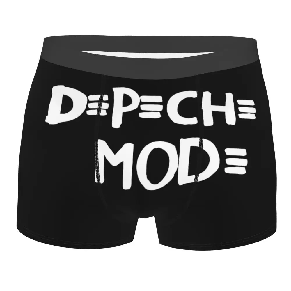 Custom Electronic Rock Depeche Cool Mode Boxers Shorts Men Briefs Underwear Cool Underpants
