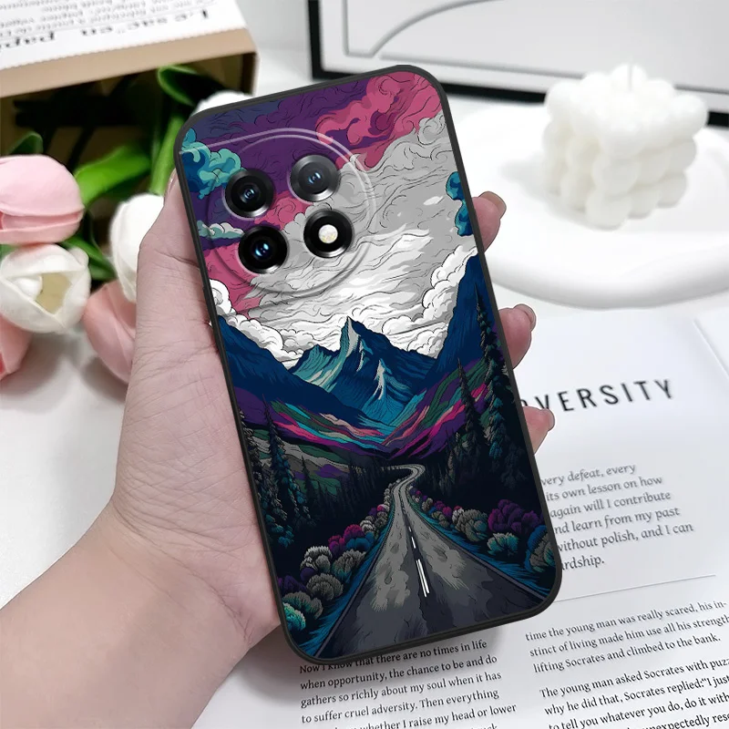 Illusionary Mountain Liquid Silicone Phone Case