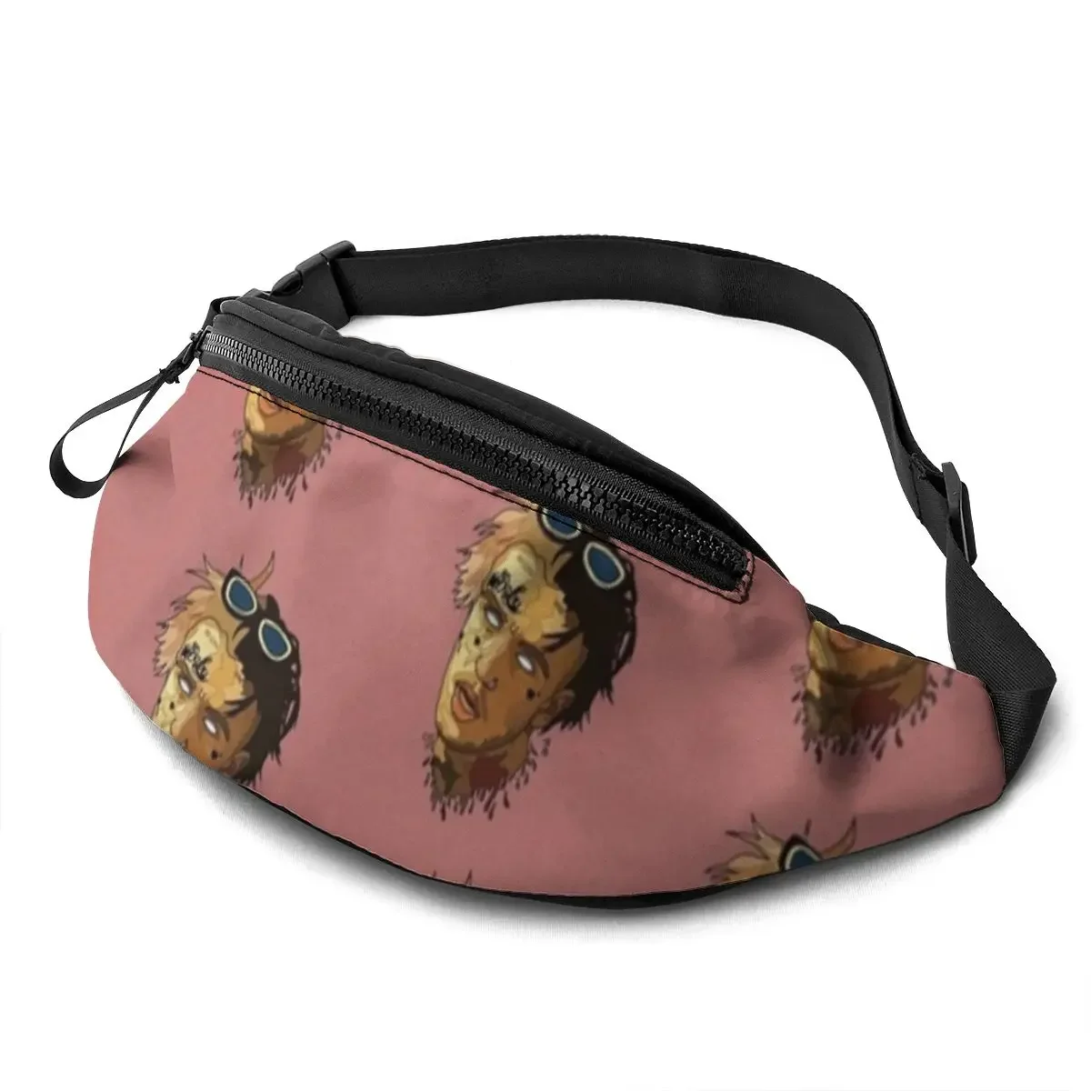 

Lil Peep Waist Bag Male Work Waist Pack Funny Polyester Bag