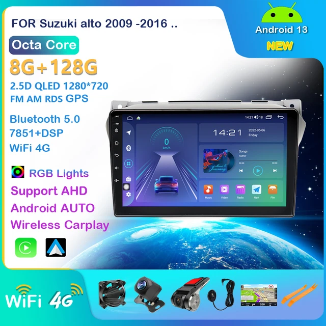 Hot Selling Aftermarket Android Radio for 2016 Suzuki Alto 6