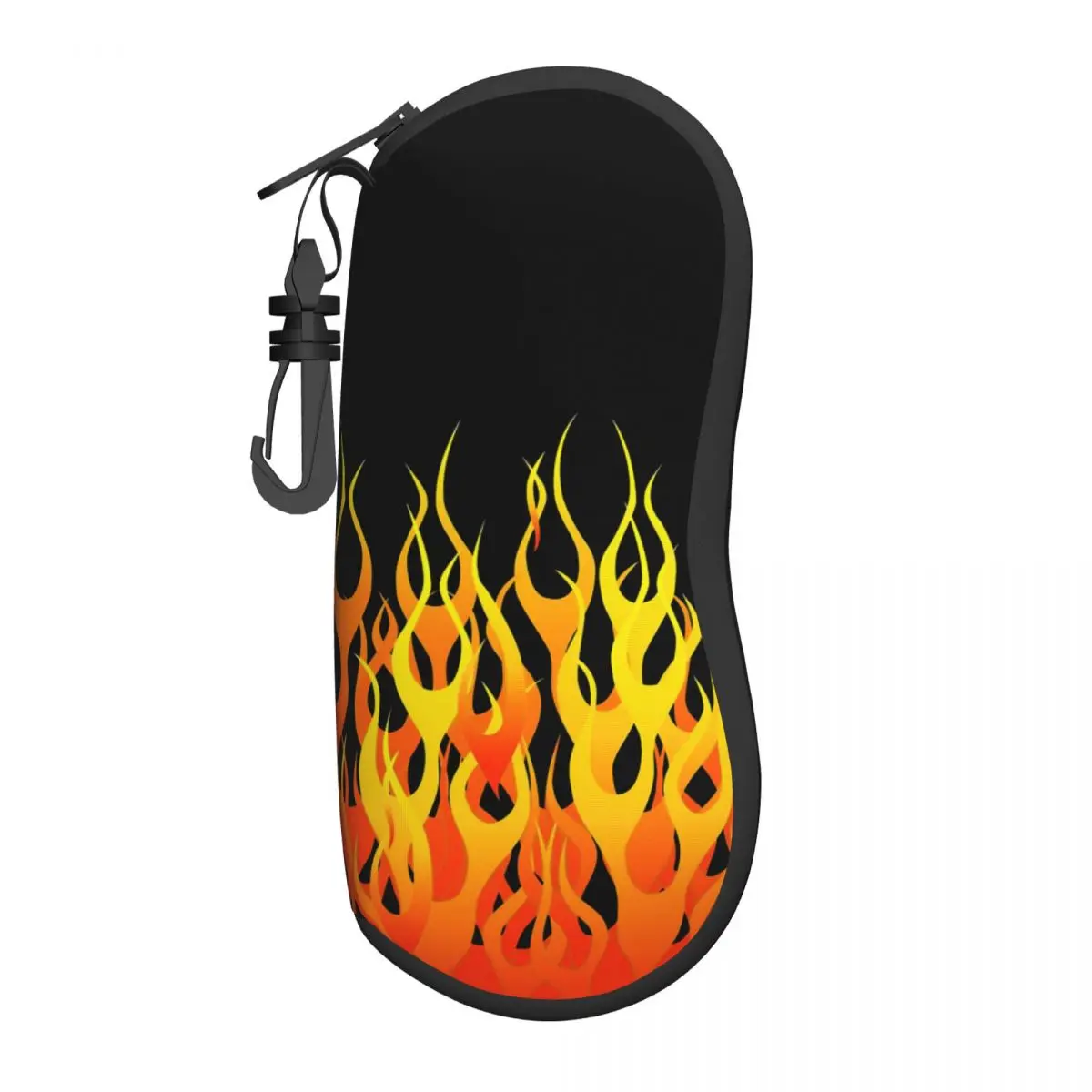 

Racing Flames Glasses Case Classic Eyeglasses Case Geek Glasses storage box
