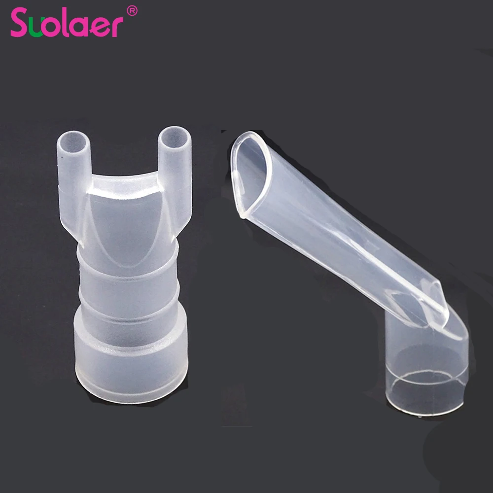 Universal Inhaler Nebulizer Mouthpiece Household Adult Child Nose Tube