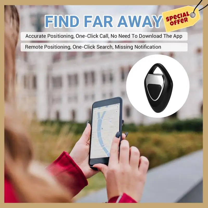 For Itag Location Loss Prevention For Air Tag Flat Alternative Whole Earth Finding Pet Security Locator-WMAN
