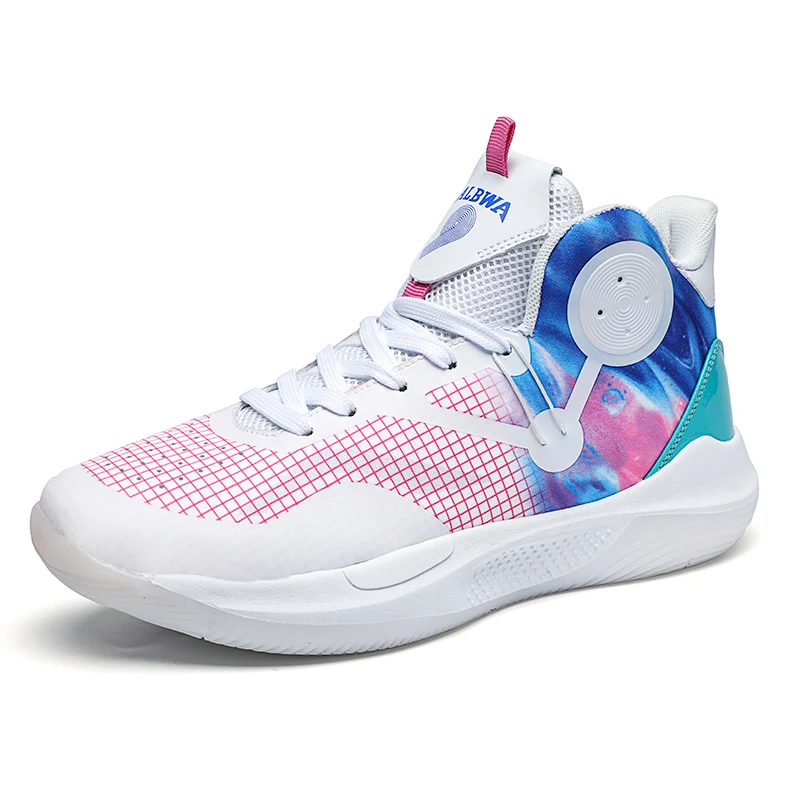 Men Breathable Basketball Shoes Man's High Top Sneakers Sport Shoes Outdoor Training Ankle Boots