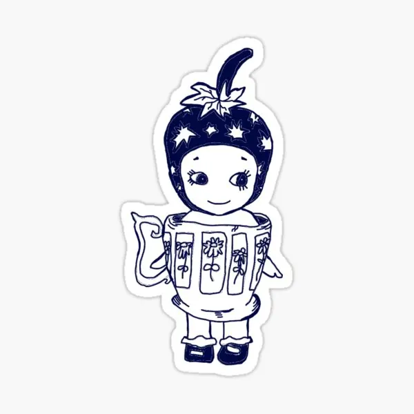 Strawberry Man Sonny Angel 5PCS Stickers for Stickers Car Bumper Cute Decor Funny Print Window Living Room Room Wall Laptop