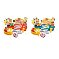 Kid Money Register Toy with Card Scanner Pretend Play Calculator Register Toys for Toddlers 3 + Years Old Girls Boys Baby Gifts 1