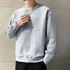 Spring  Autumn Tops Men's Sweatshirt Casual Base Shirt Round Collar Pullover Long Sleeve Trendy Fashion Interior Outdoor Wear 3